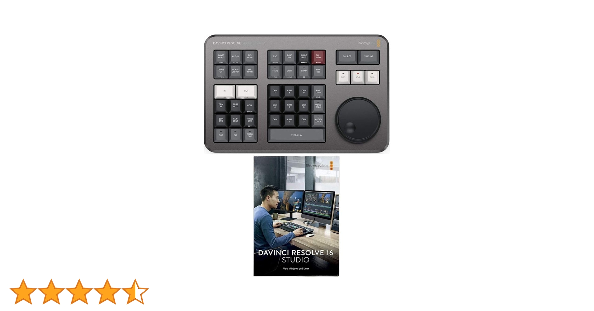 Blackmagic Design Davinci Resolve Speed Editor Bundle com Davinci